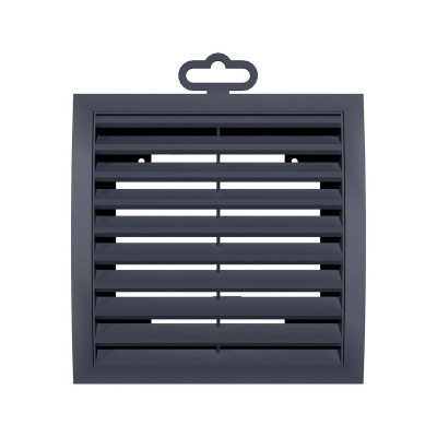 Решетка нар. ERA 1515РРН, серая