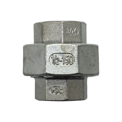 Американка Newkey вр/вр нержавеющая, AISI304 DN15 (1/2"), (CF8), PTFE, PN16