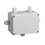 Коробка распаячная КМ41331 для открытой проводки 150х110х85 мм IP55 (RAL7035, гермовводы PG11 5 шт) IEK UKO10-150-110-085-K51-55