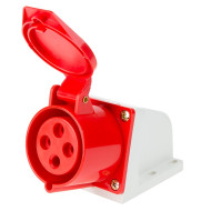 Розетка Rexant 124 стационарная 3Р+РЕ 32А 380В IP44