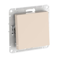 1-клавишный ПЕРЕКЛЮЧАТЕЛЬ Systeme Electric ATLASDESIGN, сх.6, 10АХ, быстрозажимные клеммы, БЕЖЕВЫЙ