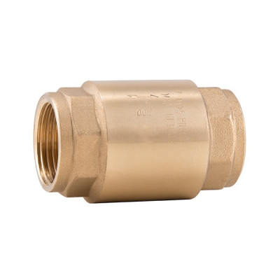 Клапан обратный осевой General Fittings 7Y00 J7 Ду32 Ру35 латунь муфтовый