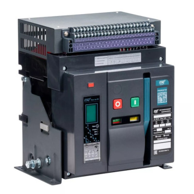 Воздушный автоматический выключатель ESQ ВА99-40A, 3 положения, 1600А, 65 кА, тип реле 3H, 220В