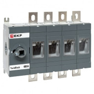 Рубильник EKF TwinBlock 4-полюсной 400А без рукоятки управления