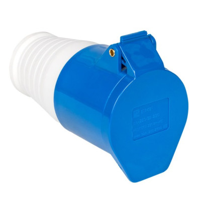 Розетка кабельная EKF PROxima силовая переносная 223 2Р+РЕ 32А 220В IP44