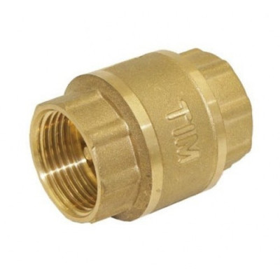 Обратный клапан 1/2 (латунный золотник) TIM