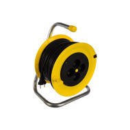 Удлинитель силовой на катушке Inforce К4-О-50 ПВС 2x0.75 50м 10А 4 розетки