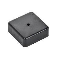 Коробка IEK КМ расп. о/п 75х75х28мм черная