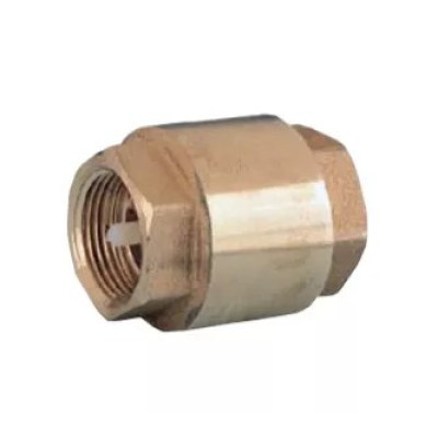 Клапан обратный пружинный GENEBRE 3120 07 DN032 PN12, корпус - латунь, клапан - полиамид, ВР/ВР (на корпусе крупная надпись ITAP)