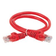 Коммутационный шнур ITK кат. 6 UTP PVC 5м красный