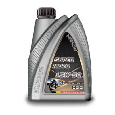 Моторное масло 4T NERSON SuperMoto synthetic 15W-50 1л