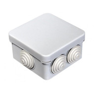 Коробка распределительная 4 ввода для о/п безгалогенная Промрукав (HF) атмосферостойкая 70х70х40