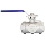 Кран шаровый трехходовой Newkey (T-тип) нержавеющий DN40 PN40