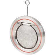 Клапан обратный одностворчатый GENEBRE 2406 20 DN300 PN16, корпус - CF8M, диск - CF8М, уплотнение - Viton (FKM), М/Ф