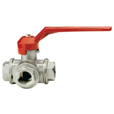 Кран ВВ 1'1/2 3-ходовой тип T ручка