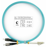 Оптический патч-корд LC-FC Cabeus FOP-50-LC-FC-1m 50/125 (ОМ3) 1 метр