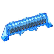 Шина IEK TEKFOR N "ноль" в комб. изол. "Стойка" 6х9-15-С