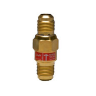 Клапан обратный поршневой NRV Ду15 Ру46 латунь муфтовый Danfoss 020-1042