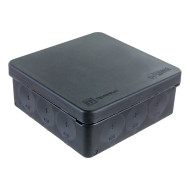 Коробка распределительная для прямого монтажа двухкомпонентная безгалогенная Промрукав (HF) 100х100х40