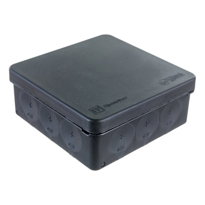 Коробка распределительная для прямого монтажа двухкомпонентная безгалогенная Промрукав (HF) 100х100х40