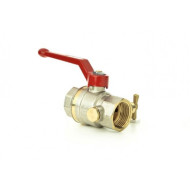 Шаровой полнопроходной кран Ридан BVR-DR с внутренней резьбой UNI ISO 228, G 1