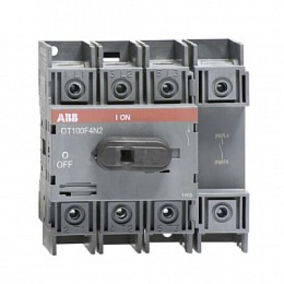 Рубильник ABB OT100F4N2 100А 4-х полюсный