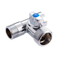 Кран-тройник MVI для подключения с/т приборов 1/2" х 3/4" х 1/2"