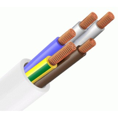 Провод ПВС 4х10.0+1х10.0-380/660 (Б. бар)