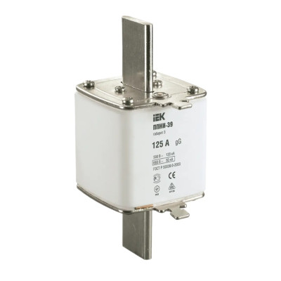 IEK DPP50-125 Вставка плавкая ППНИ-39 125А габарит 3