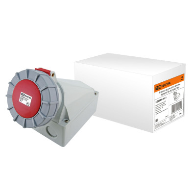 Розетка наружной установки TDM ELECTRIC IP67 63А 3Р+РЕ 380В