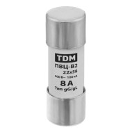 Плавкая вставка TDM ПВЦ-В2 22х58 8А