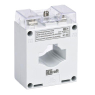 Трансформатор тока Dekraft ТШП-0.66 0.5S 100/5 5ВА, диаметр 30мм