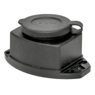 Розетка кабельная EKF PROxima настенная с защитной крышкой каучуковая 230В, 2P+PE, 16A, IP44