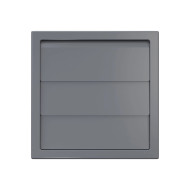 Решетка приточно-вытяжная с гравит. жалюзи ERA 1515К10Ф, серая