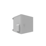 Антивандальный Шкаф Netko 12U распашного типа (Ш*Г*В 600*600*600мм) 19" направляющие передняя дверь металл замок серый"M"