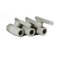 Кран шаровой 32 ПП полупроходной Vostok (серый)