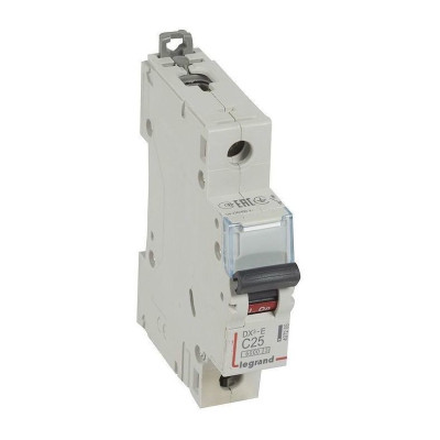 407265 DX3-E Автоматический выключатель 1-полюсный 25A 6kA (хар-ка C) Legrand