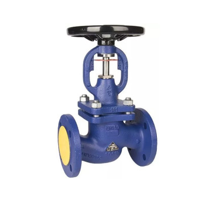 Клапан запорный чугун Ду200 Ру16 фланцевый сильфонный Zetkama