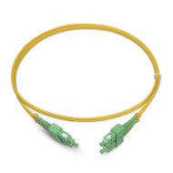 Оптический патч-корд duplex SC-SC 9/125 SM Cabeus FOP(d)-9-SC/APC-SC/APC-20m 20 метров желтый