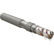 Hyperline FUTP50-C3-S24-IN-LSZH-GY Кабель витая пара, экранированная F/UTP, категория 3, 50 пар (24 AWG), одножильный (solid), экран - фольга, LSZH нг(А)-HF, –20°C - +60°C, серый