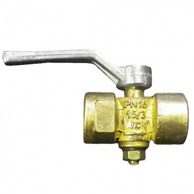 Кран для манометра Ci 1/2 г/г 11Б18бк 15 с ручкой