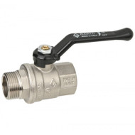 Кран Bugatti НВ 1' плоская ручка OREGON серия 306 полный проход