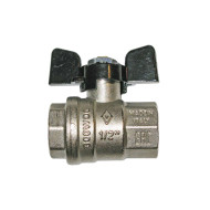 Кран Bugatti ВВ 3/4' бабочка OREGON серия 302 полный проход