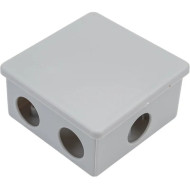 Коробка распределительная Greenel ОП 85х85х40мм IP44 6 входа серый