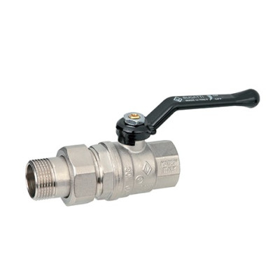 BUGATTI Oregon 320 Кран шаровой 1 1/4 НВ, с разъемным соединением, алюминиевый рычаг, шт.