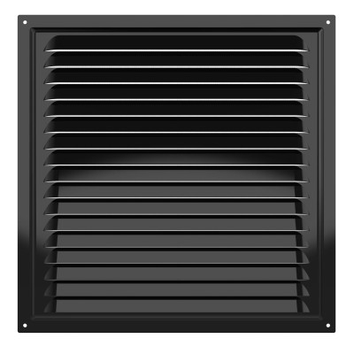 Решетка ERA 3030МЭ, металл, чёрная