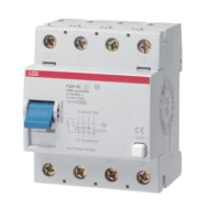 Выключатель дифференциального тока 4-модульный ABB F204 AC-125/0,3