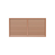 Решетка радиаторная ERA П60120Р, вишня