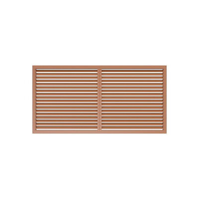 Решетка радиаторная ERA П60120Р, вишня