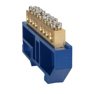 Шина нулевая с изолятором КЭАЗ OptiKit BB-D-PE-DIN-10-8х12 желтый